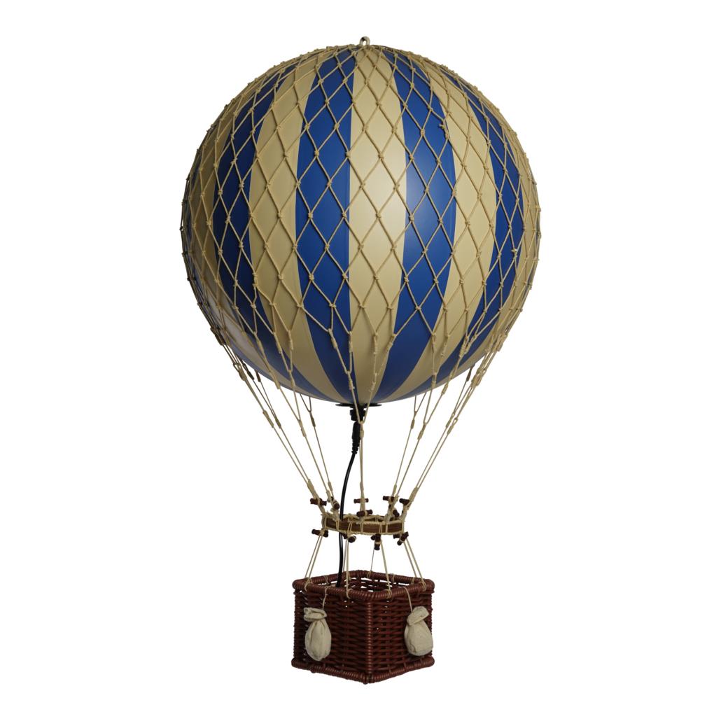 Picture of Royal Aero LED Air Balloon Model, Blue Striped