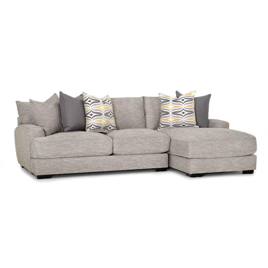 Picture of Bailey Fog Right Chaise Sofa