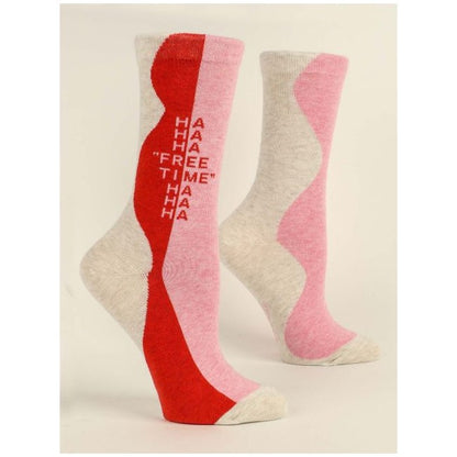 Picture of Women's Crew Socks - "Free Time"
