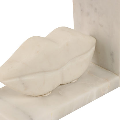 Picture of Lips Marble Bookends