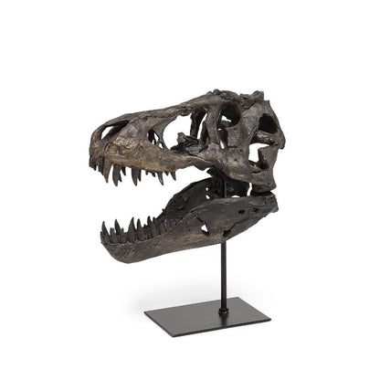 Picture of T-Rex Skull Decor on Stand Small