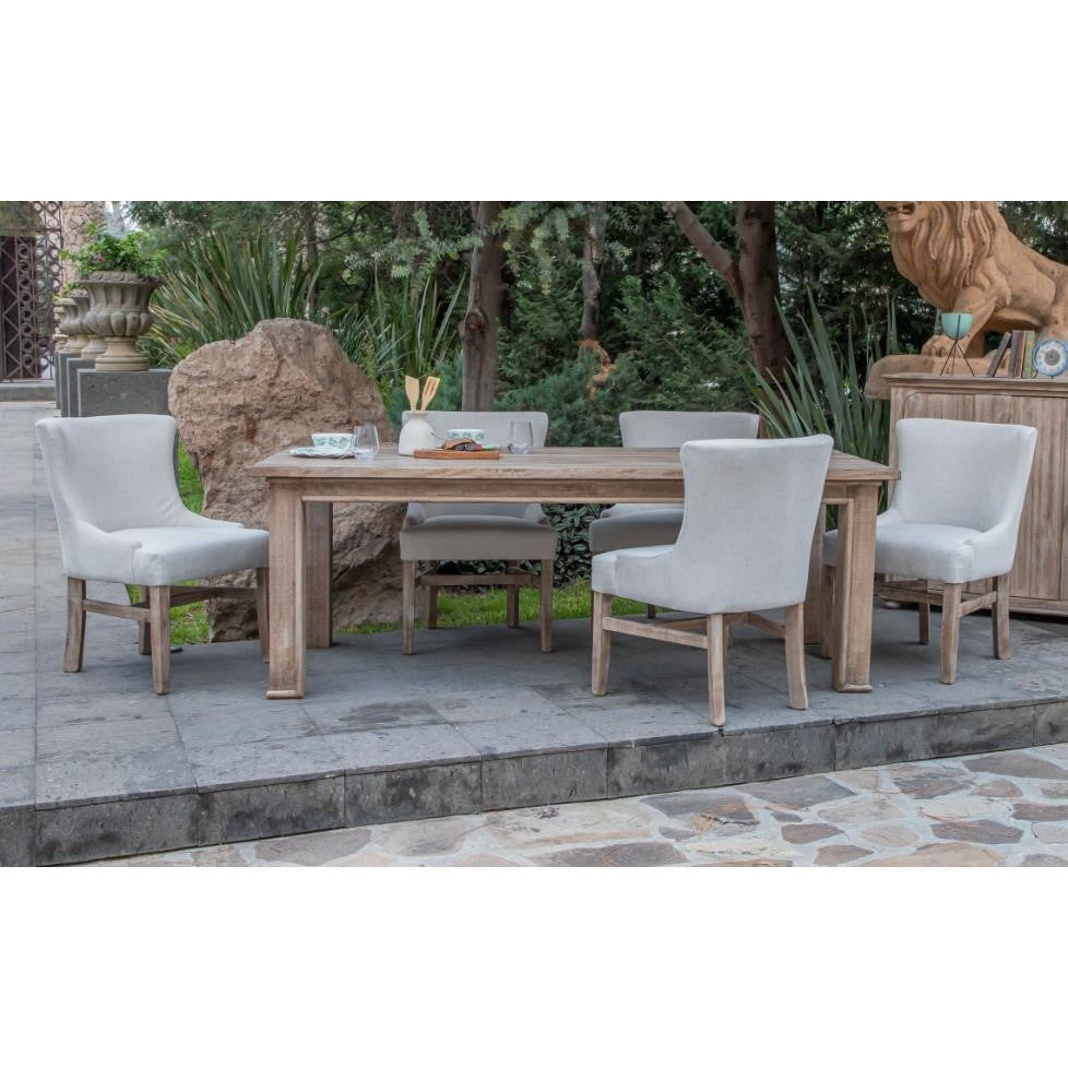 Picture of Araul 7 piece Dining Set (Table + 6 Upholstered Chairs)