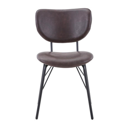 Picture of Ollie Upholstered Chair Dark Brown