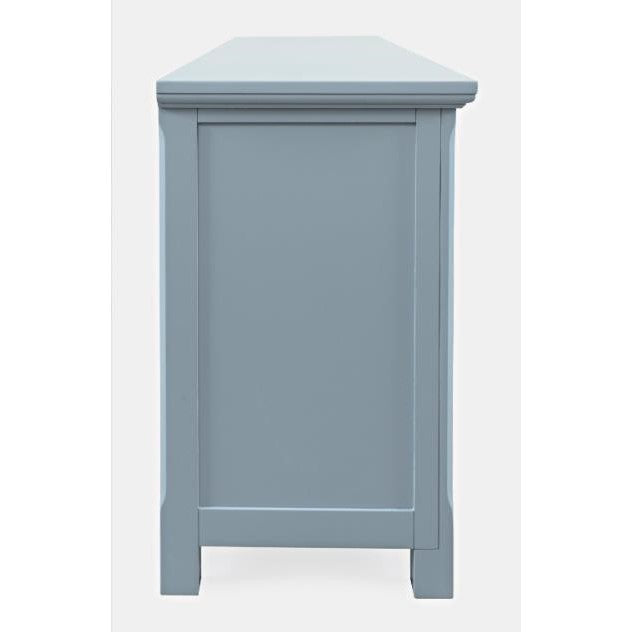 Picture of Angelina 86" Mirrored Cabinet, Blue