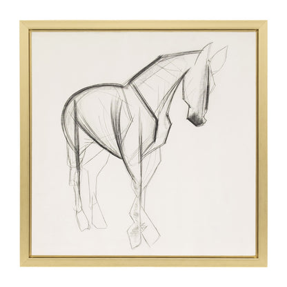 Picture of Horse Sketch Framed Wall Art