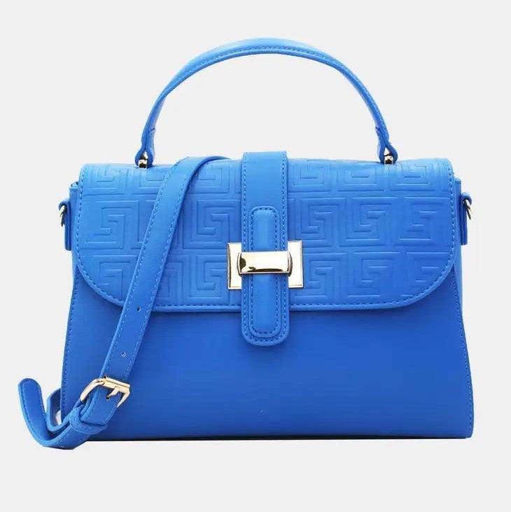 Picture of Langette Clasp Handbag Blue