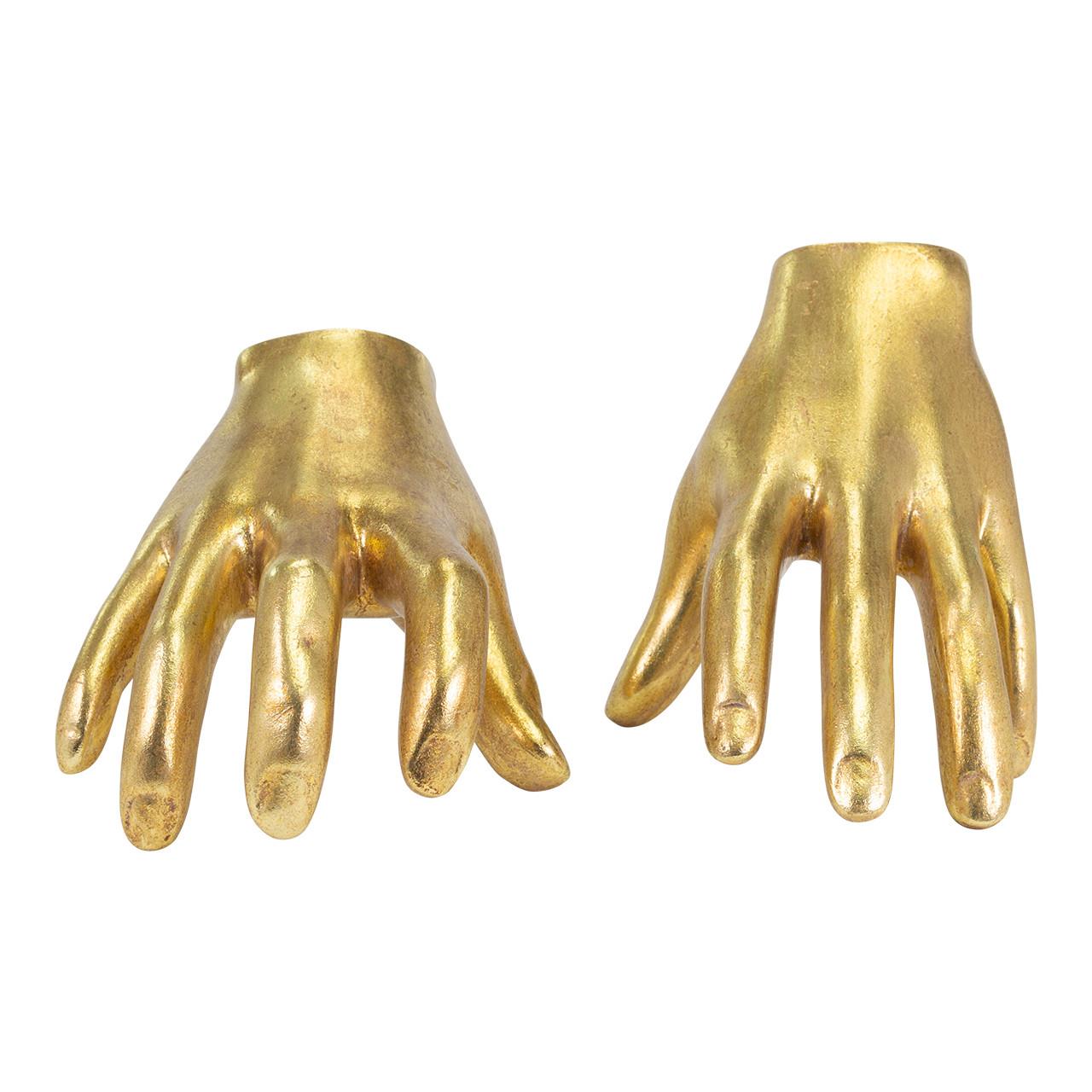 Picture of Reaching Hands Gold, Set of 2