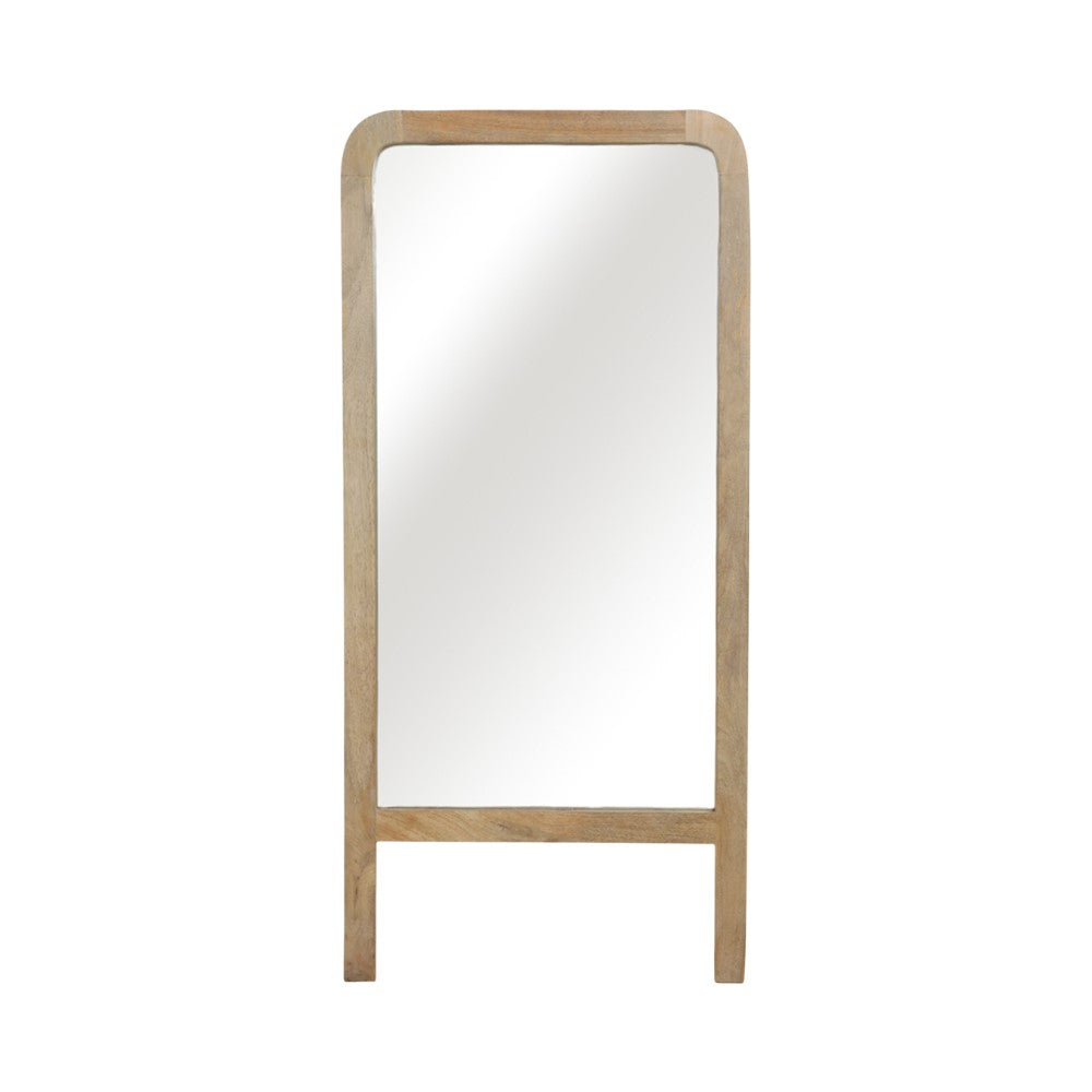 Picture of Footed Leaner Mirror, Natural