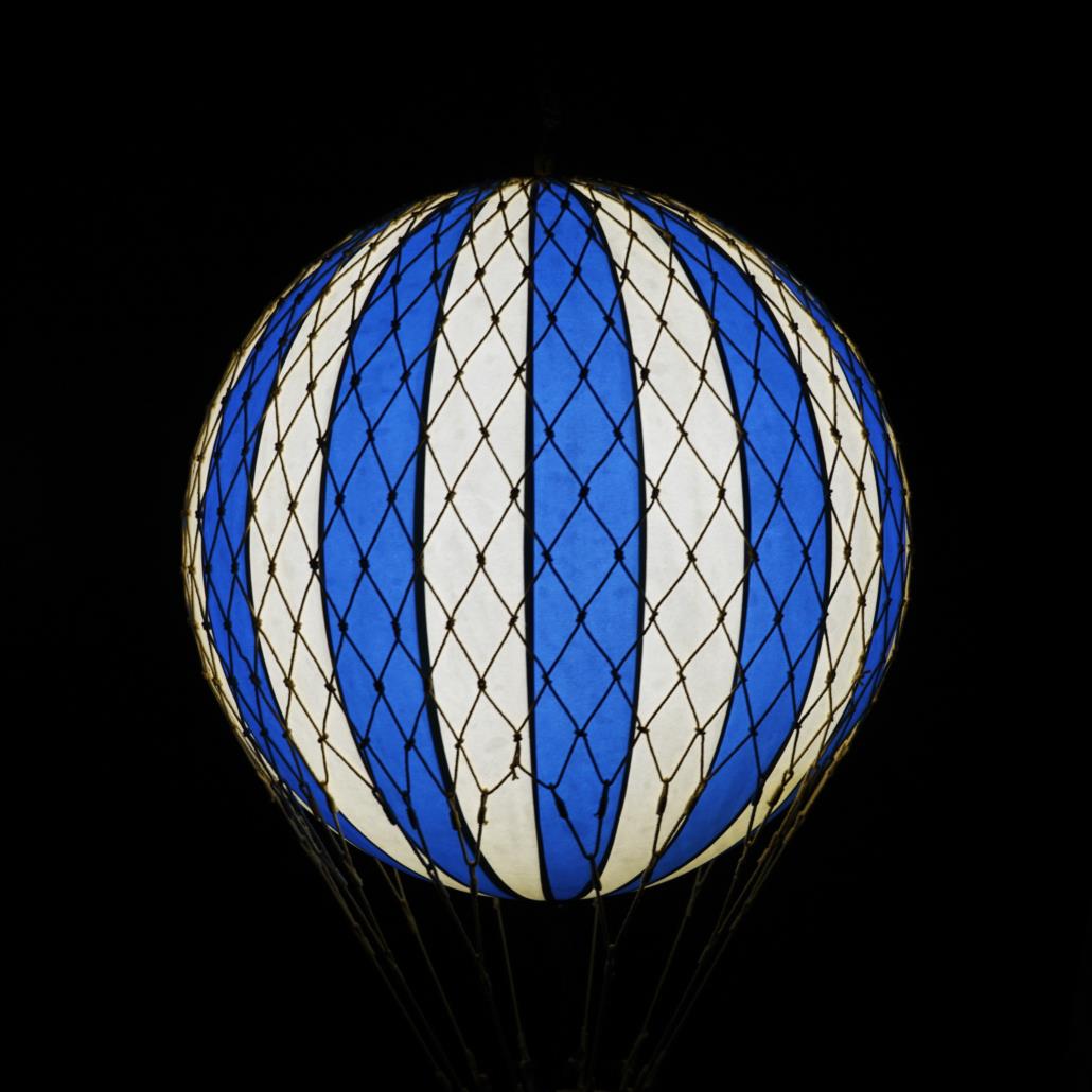 Picture of Royal Aero LED Air Balloon Model, Blue Striped