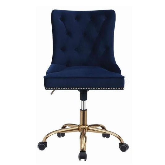 Picture of Blue Velvet Office Chair