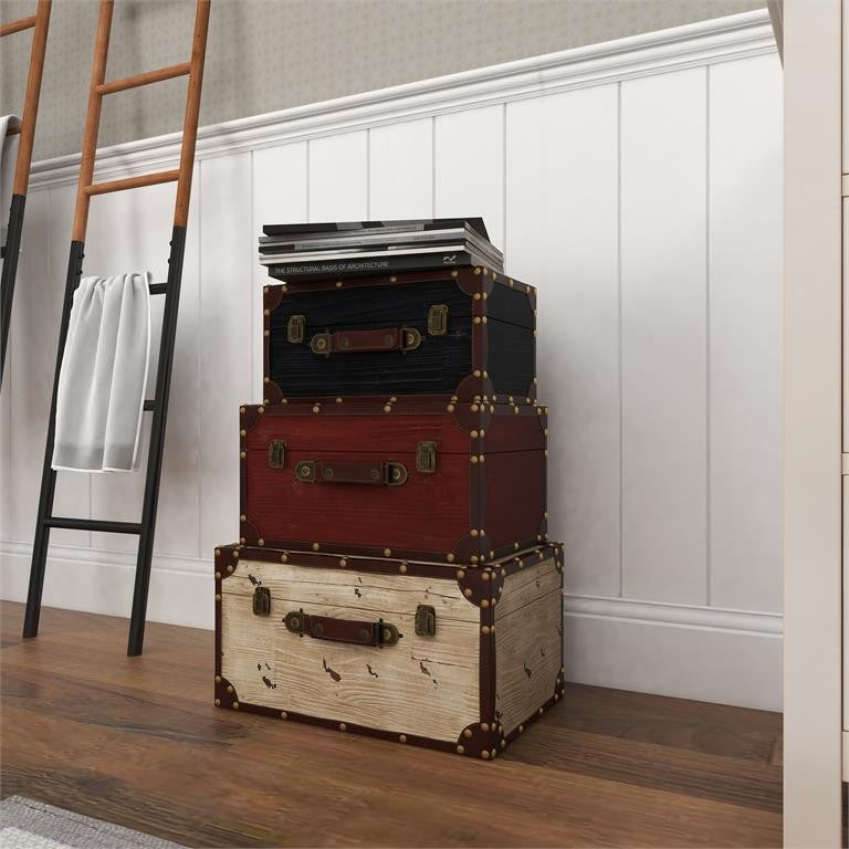 Vintage Decorative Trunk, Medium – Adjectives Market