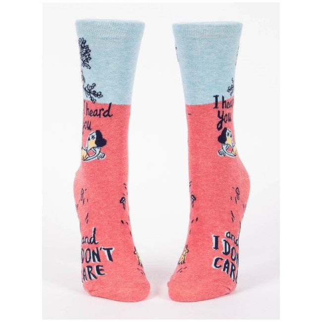 Picture of Women's Socks - "Heard You, Don't Care"