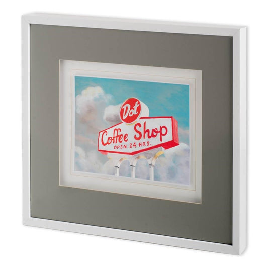 Picture of "Roadside Coffee Shop" Framed Wall Art