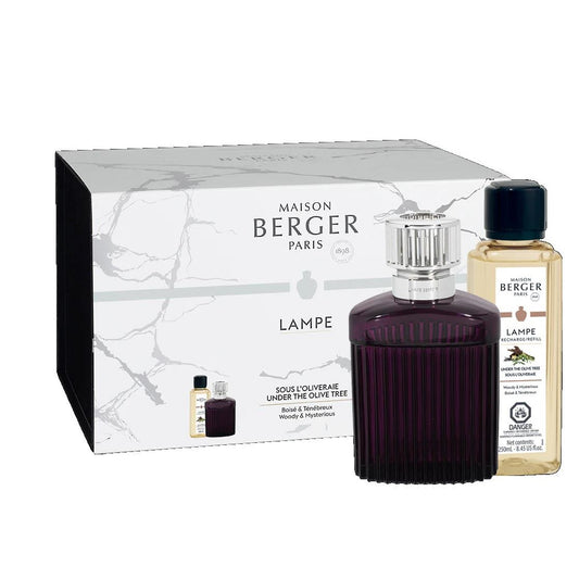 Maison Berger Paris gift set: lamp, refill, and elegant packaging.