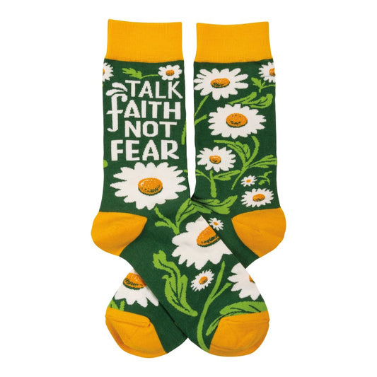 Picture of Talk Faith Not Fear Socks