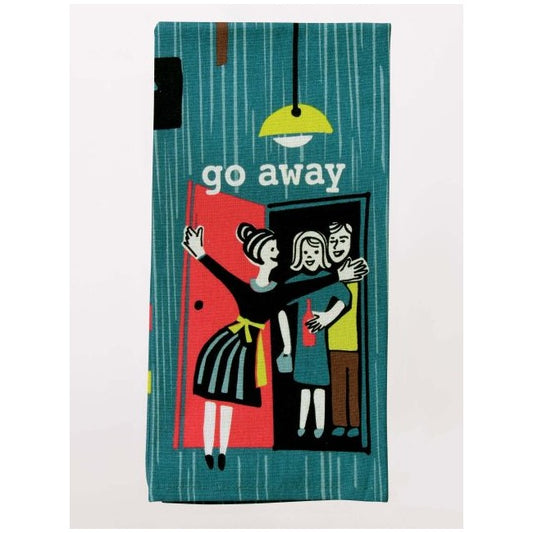 Picture of "Go Away" Dish Towel