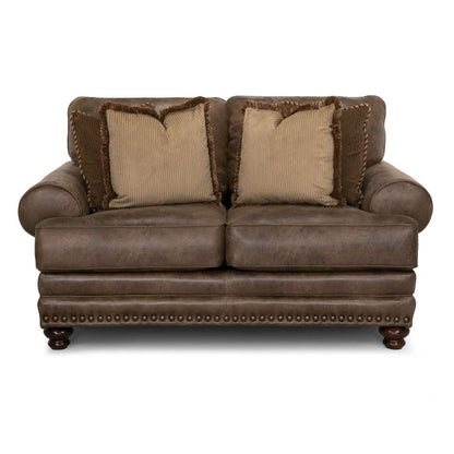 Picture of Shelby Saddle Brown Loveseat