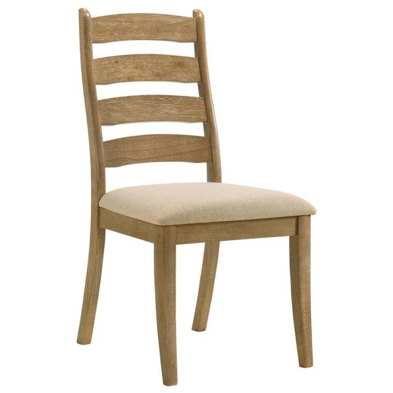 Picture of Denver Side Chair Brown Oak & Beige