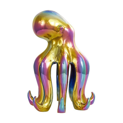 Picture of Rainbow Shimmer Octopus Sculpture, Tall