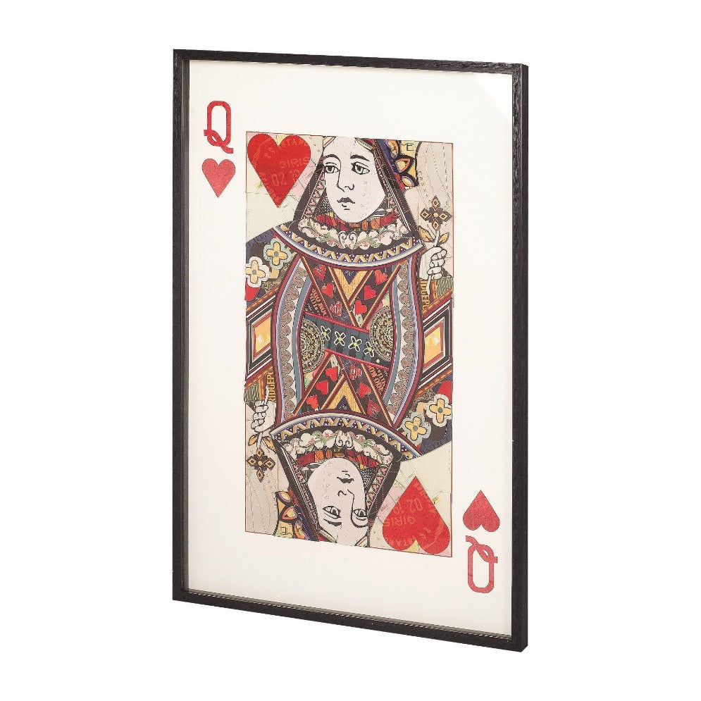 Picture of Queen of Hearts I Collage Wall Art