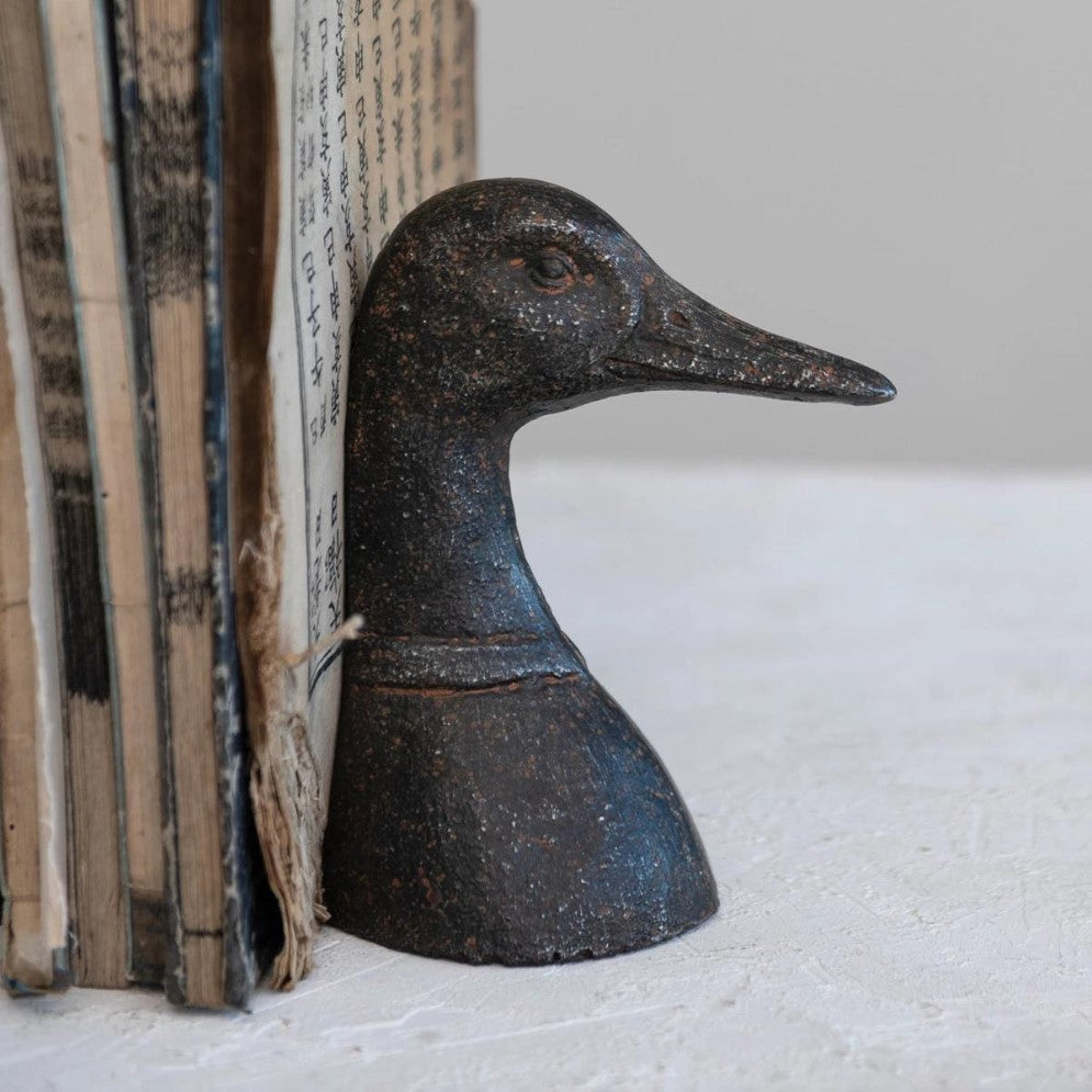 Picture of Cast Iron Duck Head Bookends