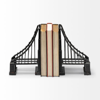 Picture of Iron Suspension Bridge Bookends