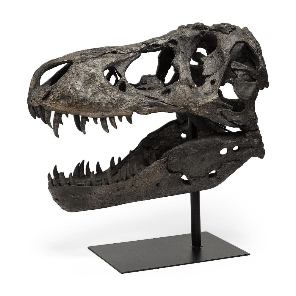 Picture of T-Rex Skull Decor on Stand Large