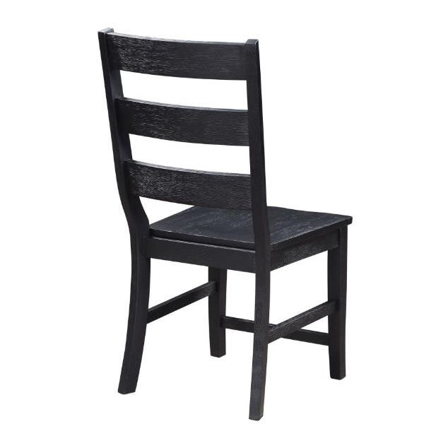 Picture of Newton Side Chair Ladder Back Black