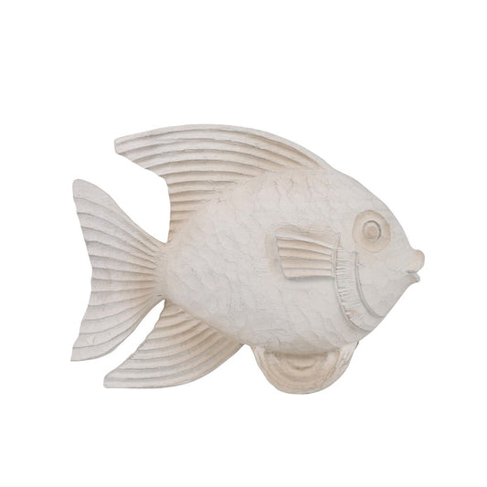 Picture of Whitewash Fish Figurine, Small