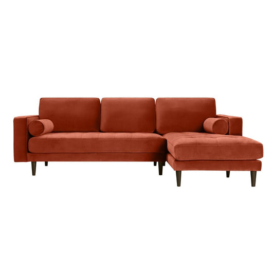 Picture of Turner Rust Right Chaise Sofa