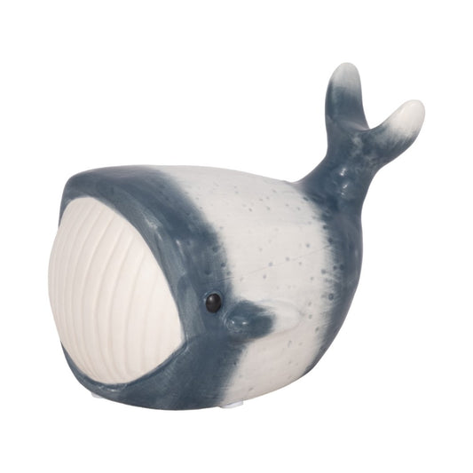 Picture of Blue and White Whale Decor, Small