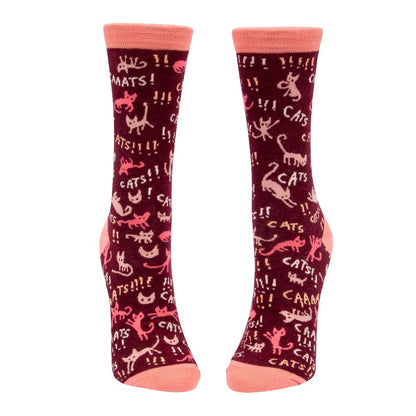 Picture of Women's Crew Socks - "Cats!"