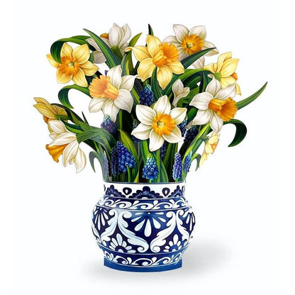 Picture of English Daffodils Pop-Up Bouquet Greeting Card