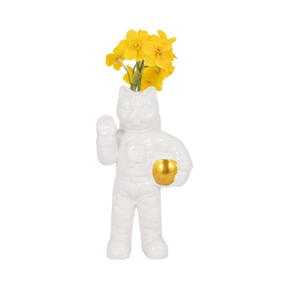 Picture of Astronaut Cat Figural Vase