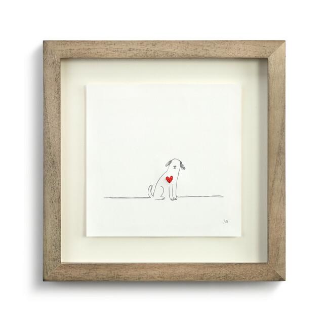 Picture of Dog Love Wall Art 9.5"