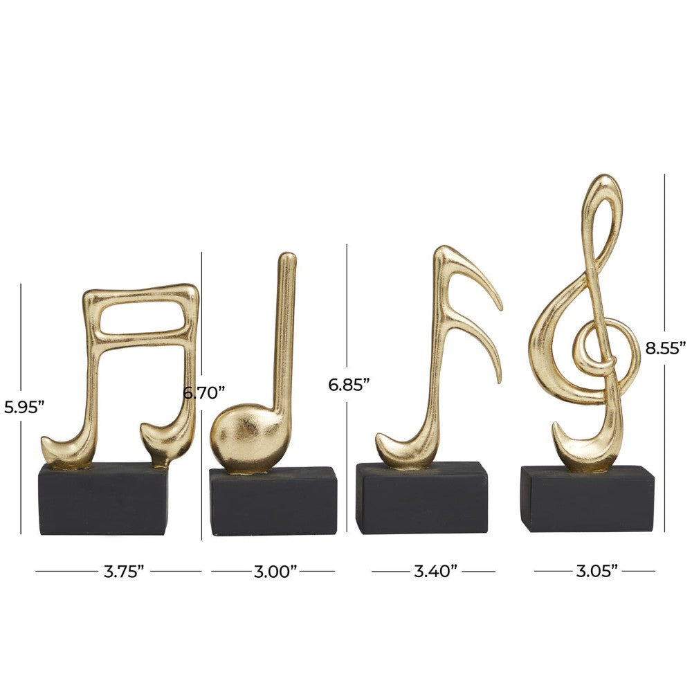 Picture of Musical Note Sculpture, Single, 4 Asstorted