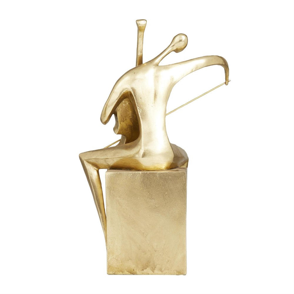 Picture of Gold Cellist Sculpture