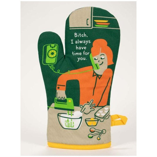 Picture of "Time For You" Oven Mitt