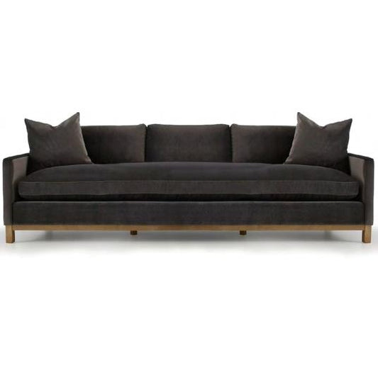 Picture of Marley 90" Charcoal Velvet Sofa