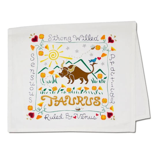 Picture of Taurus Zodiac Dish Towel