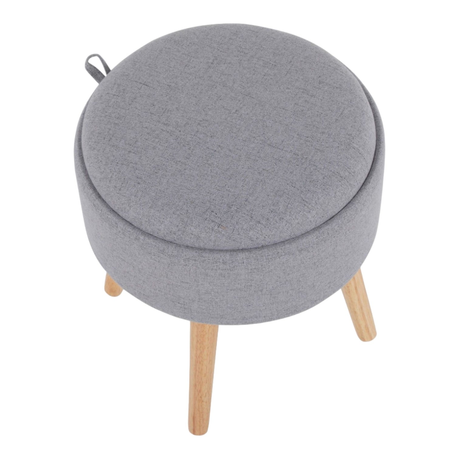 Picture of Trent Stool Natural Wood-Grey