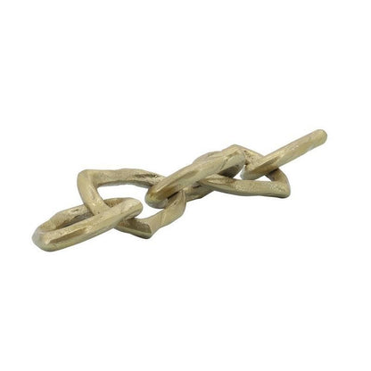 Picture of Metal Chain Links 15" Gold