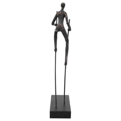 Picture of Man on Stilts Figure, Bronze