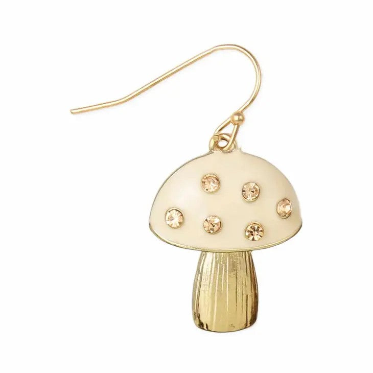 Picture of Crystal Mushroom Earrings