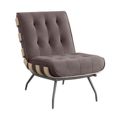 Picture of Aloma Tufted Armless Chair Brown