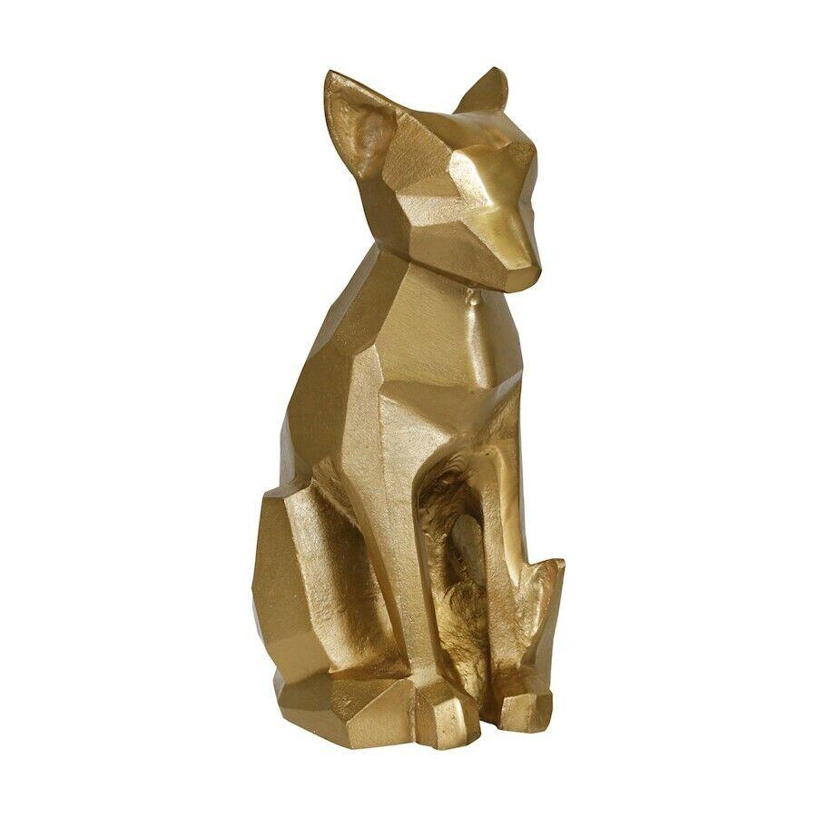Picture of Modern Dog Figurine Gold