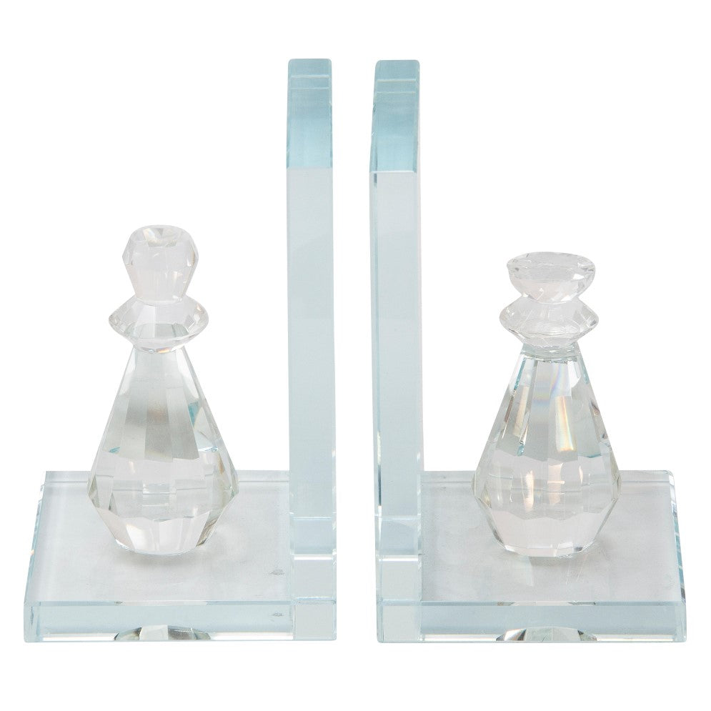 Picture of Crystal Chess Piece Bookends