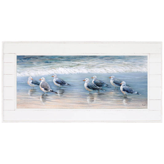 Picture of "On the Shore" Framed Canvas Wall Art