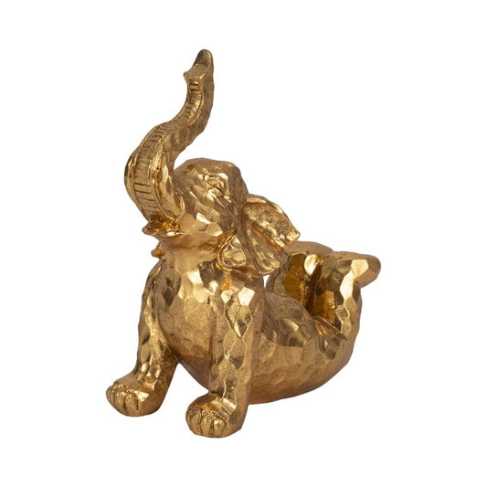 Picture of Yoga Elephant, Gold