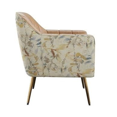 Picture of Ophelia Accent Chair Saddle/Floral